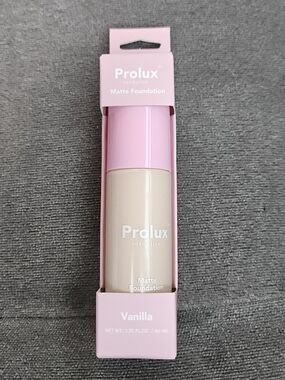 Prolux Cosmetics Matte Foundation in Vanilla 1.35fl oz. BNIB